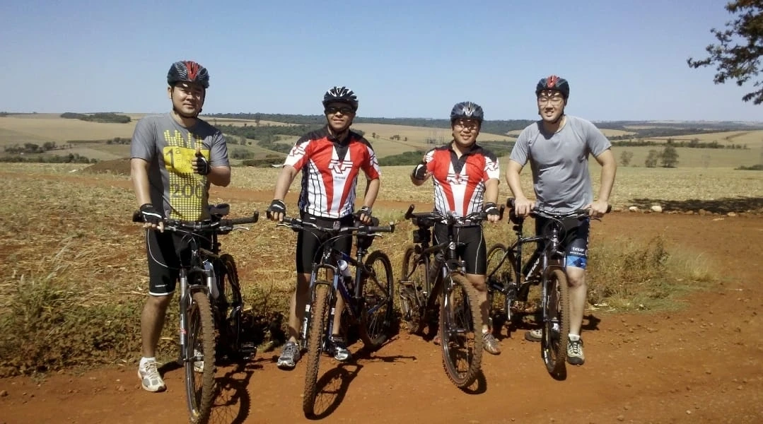 Primeiros pedais do Laderacima nas estradas rurais de Londrina